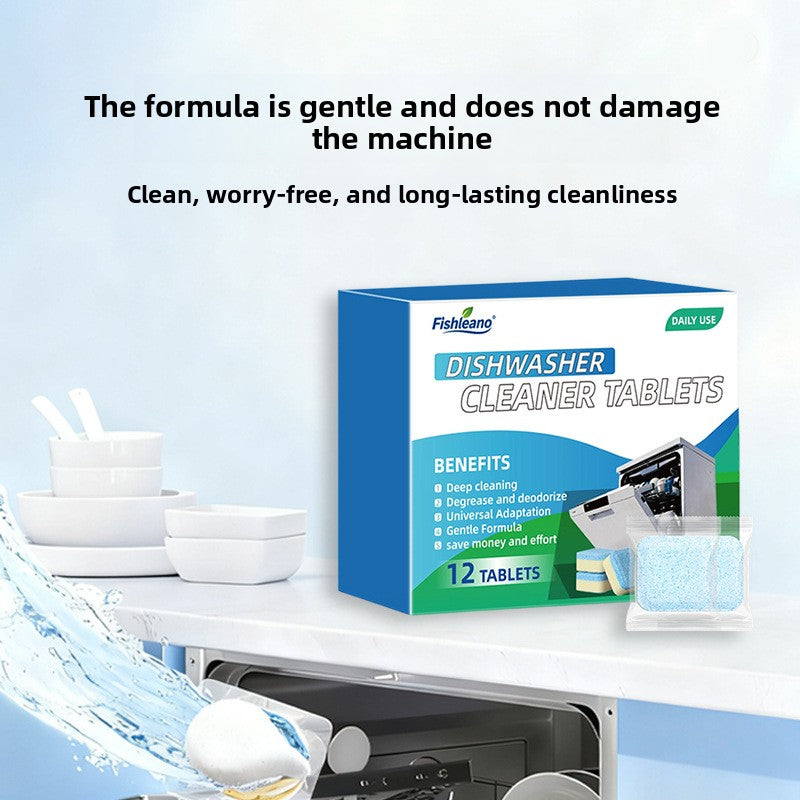 DishReset™-24-Count Dishwasher Cleaner, Deodorizer & Descaler