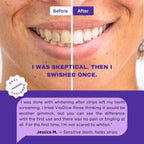VioGlow Rinse — Purple Color‑Correcting Whitening Mouthwash Sachets