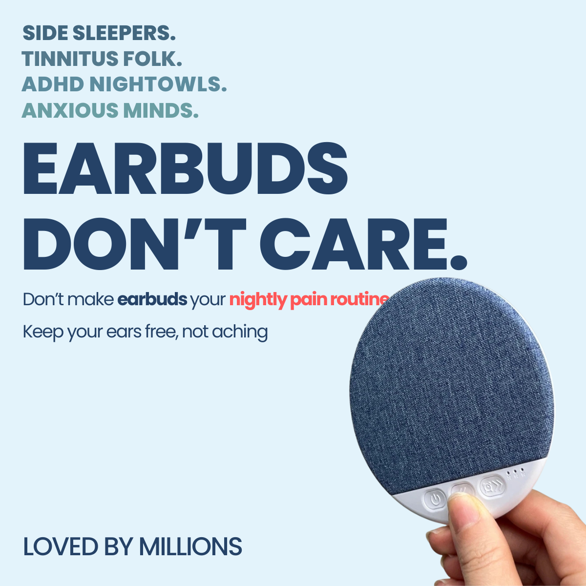 PillowTone™ — For Nights Your Brain Won't Slow Down