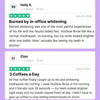 VioGlow Rinse — Purple Color‑Correcting Whitening Mouthwash Sachets