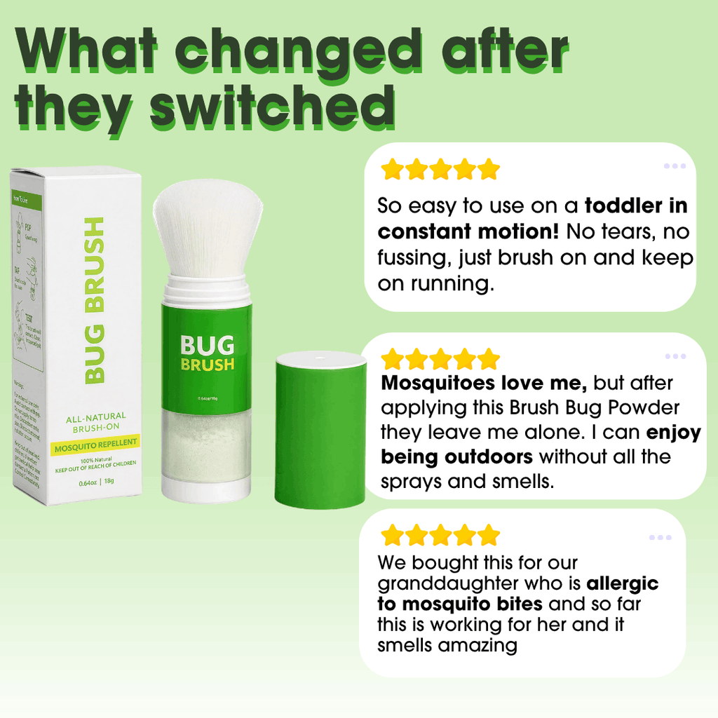 BiteGuard Bug Brush— Mess-free mosquito powder Concept7