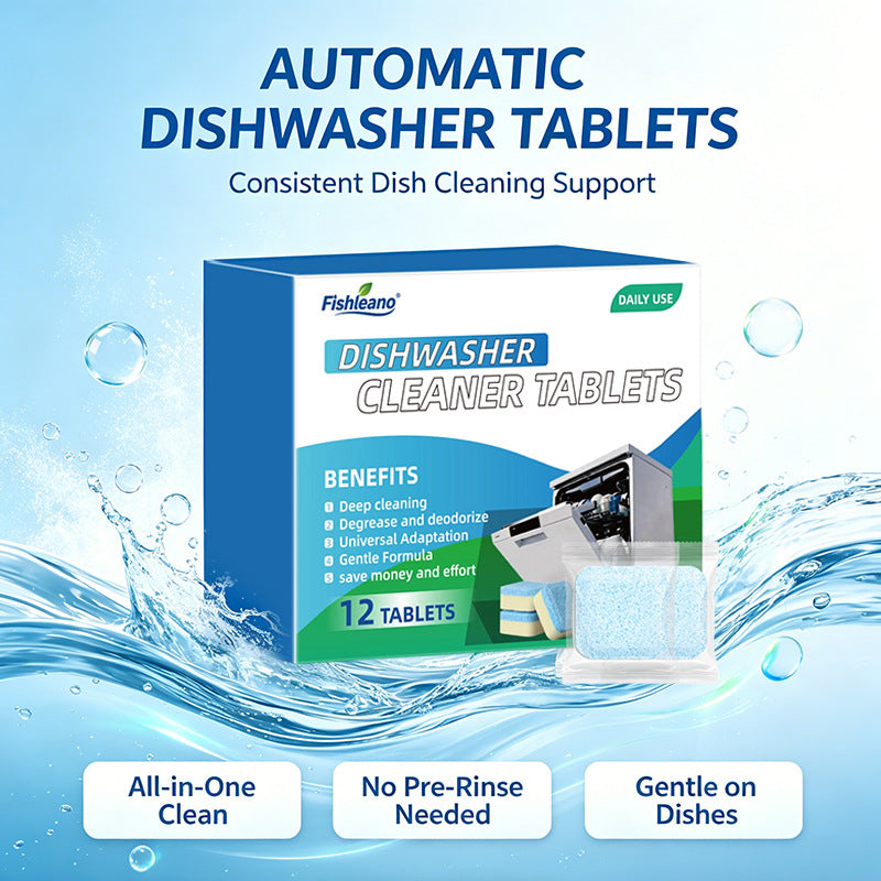 DishReset™-24-Count Dishwasher Cleaner, Deodorizer & Descaler