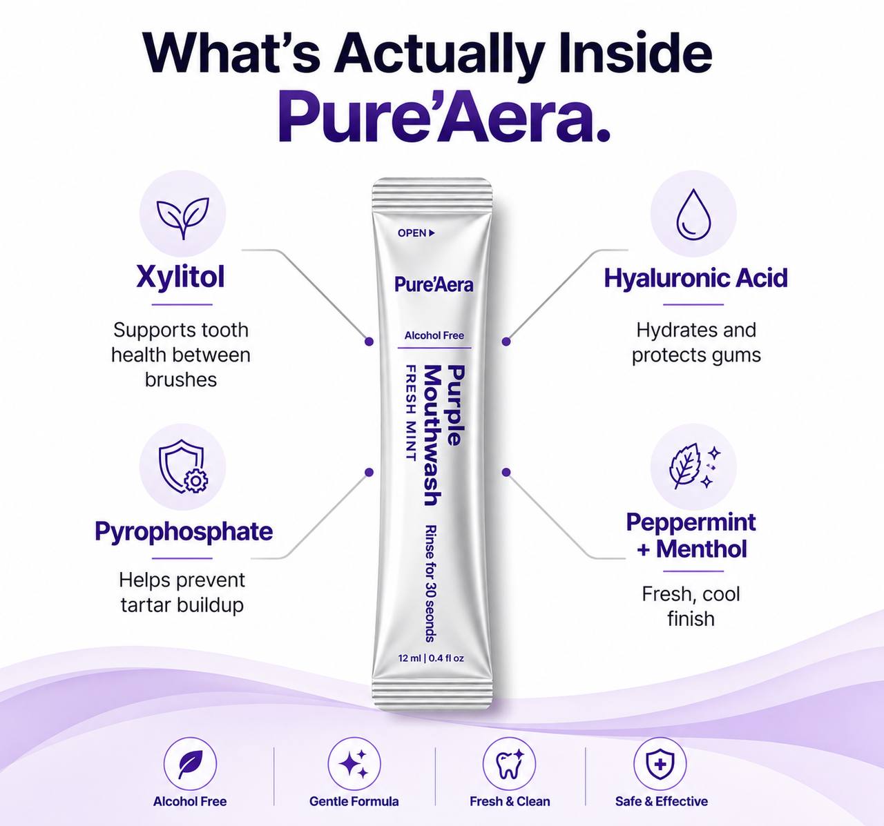 Pure'Aera Purple Mouthwash™