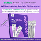 VioGlow Rinse — Purple Color‑Correcting Whitening Mouthwash Sachets 2 Concept7